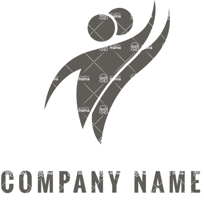 Business Logo Templates - vector graphics in a pack from GraphicMama - Vector Partner Company Logo Design with Team Work